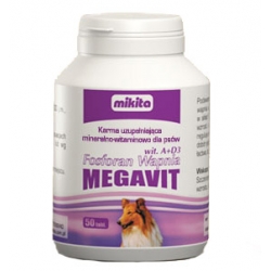 MIKITA  FOSFORAN WAP.A+D3 MEGAVIT 50 TABLETEK
