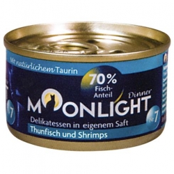 MOONLIGHT DINNER NR 7 TUŃCZYK I KREWETKI W SOSIE WŁASNYM 80g