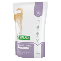 NATURES PROTECTION MINI ADULT LAMB 1KG - KARMA NA WAGĘ