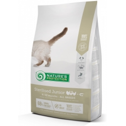 NATURES PROTECTION STERILISED JUNIOR POULTRY WITH KRILL CAT 400g