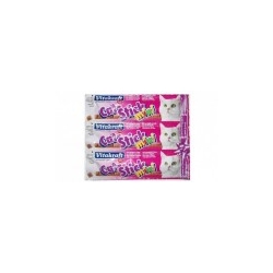 VITAKRAFT CAT STICK-MINI KABANOSY Z ŁOSOSIEM I PSTRĄGIEM 3 SZT/ 18g