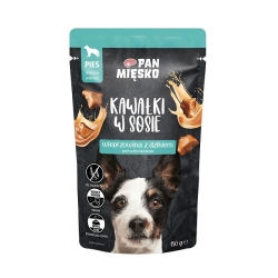 Pan Mięsko Karma mokra dla psa Kawałki w sosie Wieprzowina z dzikiem (dorosły) 150g