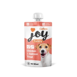 CALIBRA JOY YUMMY CHICKEN & SALMON TREAT 100 G