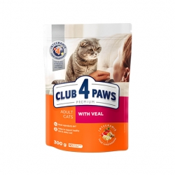 CLUB 4 PAWS CIELĘCINA 0,5 KG - KARMA NA WAGĘ