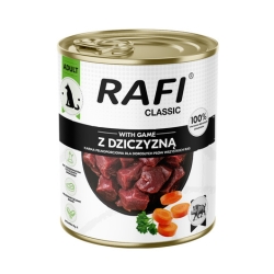 RAFI CLASSIC Z DZICZYZNĄ I MARCHEWKĄ 800 g